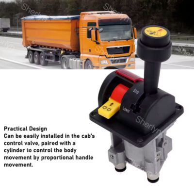 BKQF34-B 14750650H 4홀 덤프 트럭 고무 손잡이 밸브 M6 잠금 유압 덤프 트럭 제어 밸브 ﻿