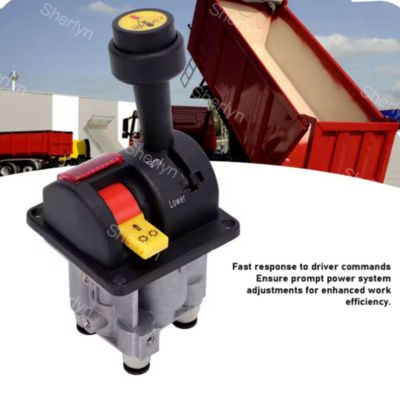 BKQF34-B 14750650H 4홀 덤프 트럭 고무 손잡이 밸브 M6 잠금 유압 덤프 트럭 제어 밸브 ﻿