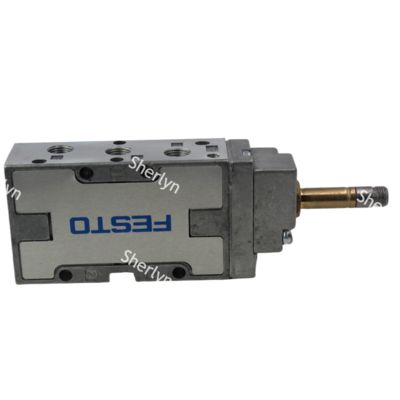FESTO MFH-5-1/8-B 소레노이드 밸브, 5/2 Monostable Mec Spr, Int Pilot G/8