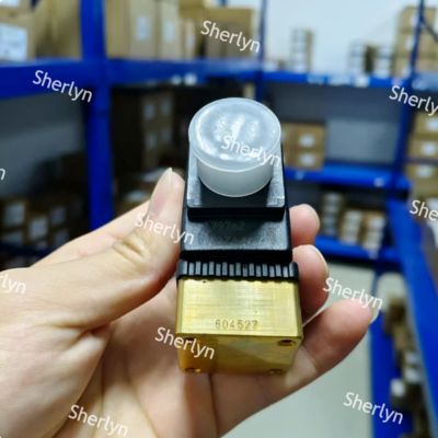 Burkert 00125334 2위치 3방향 솔레노이드 밸브 6014 시리즈 C 상시 폐쇄 G1/8 황동 밸브 바디