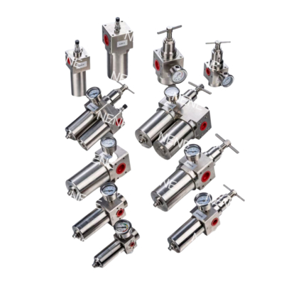 온도 조절 밸브 SFRL400-03 스테인리스 스틸 316 오일 제어 밸브 필터 필터 조절기 Pneumatic