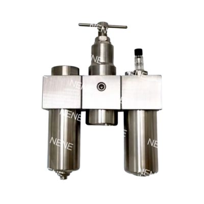 SFSRSL200 트리플 세트 스테인리스 스틸 SUS316 공압 필터 레귤레이터 루브리케이터 G1/4 압력 조절