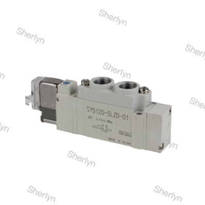 SMC 5포트 솔레노이드 밸브 SY3220-6LZD-M5 SY3000 시리즈 DC12V