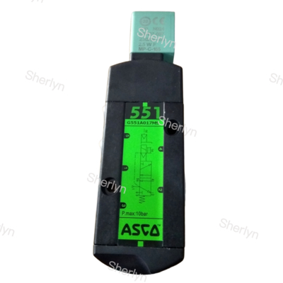 ASCO 2 위치 5 방향 전자기 밸브 SCG551A018MS 이중 코일