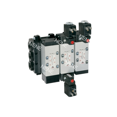 Camozzi Automation 솔레노이드 밸브 952-000-P15-23-G72 ISO5599-1 사이즈 2 5/2 웨이 더블 솔레노이드 12V DC 5W