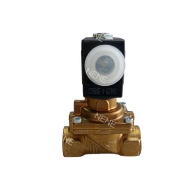 00221856 6281 타입 G1 2/2 정상적으로 닫힌 25.0 흐름 구멍 NBR 밀폐 된 구리 밸브 몸 DC24V 8W 0.2-16bar -10~+80 °C 버커트