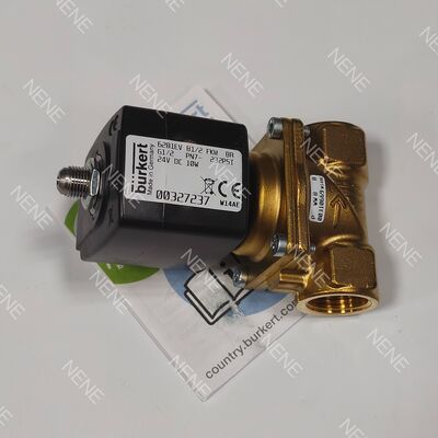 00253156 6281 G2 2/2 normally closed 50.0 flow hole NBR sealed DC24V Brass Body Burkert Solenoid Valve 6281