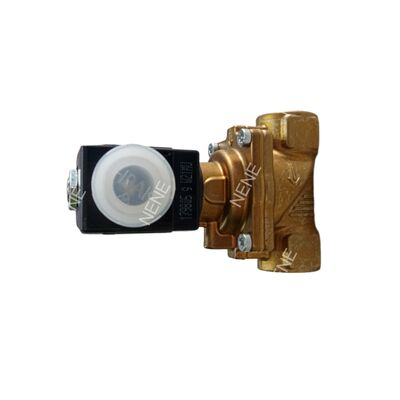 BURKERT Manual Override Solenoid Valve 00221962 Type 6281 G1 1/4 2/2 NC Brass Valve Body NBR Seal 25.0 Orifice DC24V 8W 0.2-16bar