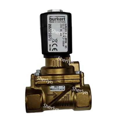 Burkert 00322514 G3/8 6281 타입 전자 밸브  2 위치 2 방향  DC24V  수도 밸브