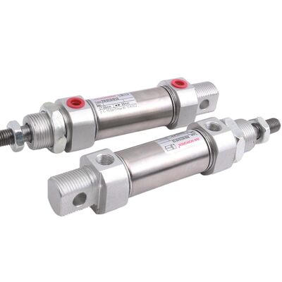 긴 스트록 Ø12mm 100mm RM/28012/100 컴팩트 공기 운동기 NORGREN 단일 작용 자석 옵션