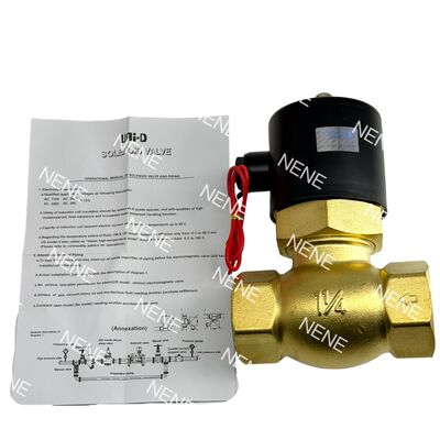 US-40 구리 피스톤 정상 폐쇄 된 소레노이드 밸브 UNID 1 1/2 "ORIFICE 30 mm -5 °C ~ 185 °C