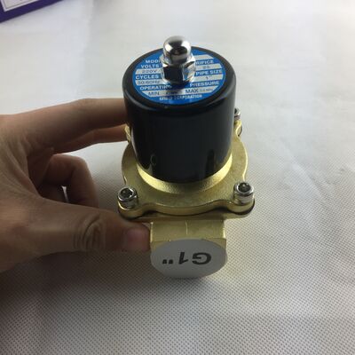 전기전자 밸브 물 밸브 UW-15 구리 몸체 정상 폐쇄 공기 밸브 쌍방향