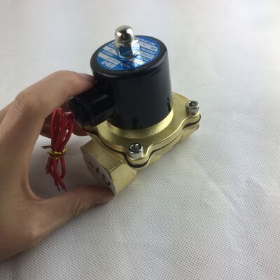 전기전자 밸브 물 밸브 UW-15 구리 몸체 정상 폐쇄 공기 밸브 쌍방향