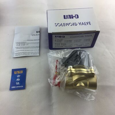UW-25 구리체 정상적으로 닫힌 공기 밸브 쌍방향 전자기 밸브 물 밸브 전자기 밸브