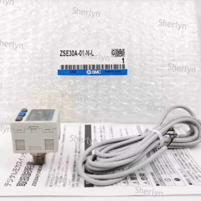 큰 장비의 장거리 설치를위한 긴 납 NPN 압력 스위치 SMC ISE30A-01-N-ML R1/8 인터페이스