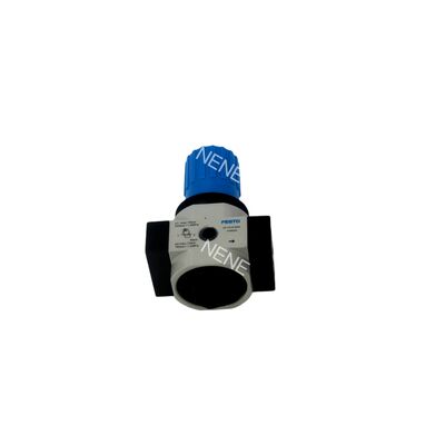 LR-3/8-D-MINI Festo 162580 게이지 포함 0.5-12 바 아연 합금 압력 조절기 G3/8 1700L/min 잠금식 회전 손잡이 직접 작동 다이어프램