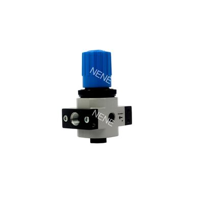 Festo LR-1/8-D-MINI-MPA 8002274 아연 합금 압력 조절기, MPA 게이지 포함, 0.5-12 bar G1/8 800L/min 직접 작동 다이어프램 미니 압력 조절기