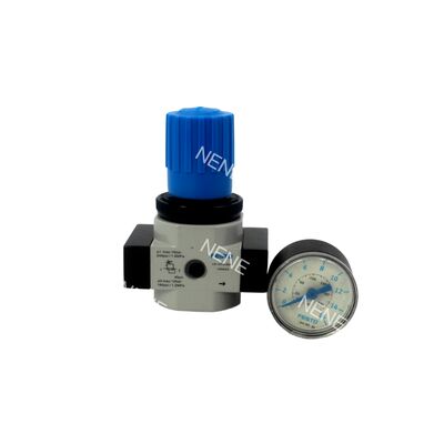 LR-3/8-D-MINI Festo 162580 게이지 포함 0.5-12 바 아연 합금 압력 조절기 G3/8 1700L/min 잠금식 회전 손잡이 직접 작동 다이어프램