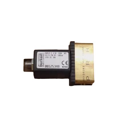 2/2 방향 상시 폐쇄 직동 솔레노이드 밸브, Burkert 6013 00126092, G1/8 나사산, 3.0mm 오리피스, 황동 본체, FKM 씰, 24VAC 8W, 0-10bar