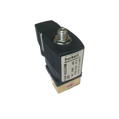버커트 6013 타입 2/2 NC 소레노이드 밸브 00134241, G1/8 스레드, 2.5 흐름 구멍, FKM 대막, 청동 하우징, 24V AC, 작업 압력 0 ~ 16bar