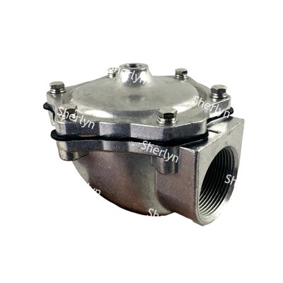 ASCO G353A045 1.5" NPT 알루미늄 본체 펄스 제트 밸브, 산업용 집진기 시스템용 파일럿 작동식 다이어프램 유형