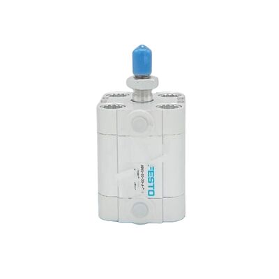 ADVU 시리즈 공기 실린더 페스토 ADVU-12-30-A-P-A 156591 외부 스레드 12x30mm M5 포트 이중 작용 실린더 자석 피스톤 ISO 6432 컴팩트