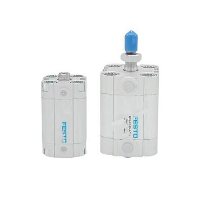 페스토 ADVU-12-40-A-P-A 156592 12mm 도공 40mm 스트로크 외부 스레드 공기 실린더 M5 포트 듀얼 액션 컴팩트 디자인