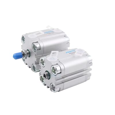 ADVU 시리즈 공기 실린더 페스토 ADVU-12-30-A-P-A 156591 외부 스레드 12x30mm M5 포트 이중 작용 실린더 자석 피스톤 ISO 6432 컴팩트