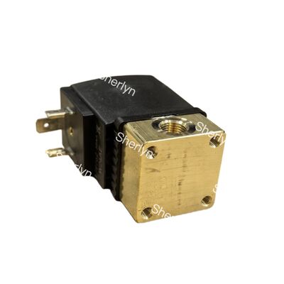 1.5W 초저전력 G1 1/4″ 25mm FKM 밀폐형 황동 솔레노이드 밸브 Burkert 00221888 24V DC 2/2 NC 0-120°C 서보 지원