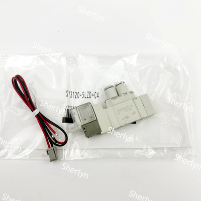 IP65 먼지 방지 컴팩트 공기 소레노이드 밸브 SY3120-5LZD-C4 SMC DC24V 자동차 부품 검사 기구에 적용
