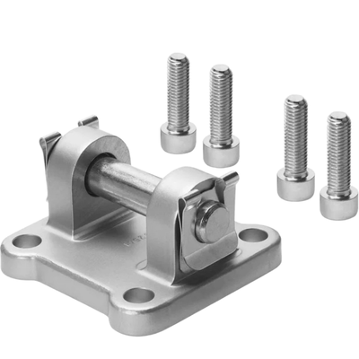 FESTO DAMT-V1-40-A 자동차 및 전자 조립 생산 라인용 중간 피벗 키트 아연 도금 강철 실린더 액세서리