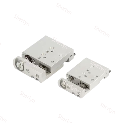 공간 최적화 미니 선형 드라이브 FESTO SLF-10-30-P-A 170507, 10보어 30행정 산화 알루미늄 볼 베어링 조정 가능한 엔드 스톱 쿠션이 있는 가이드 실린더