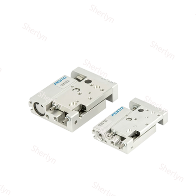이중 작용 FESTO 170503 SLF-6-10-P-A 선형 슬라이드 공기 실린더, 6 × 10mm 스펙 부패 저항 알루미늄 몸체 자동화 장비에 대한 탄력적인 끝 쿠션