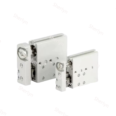 쌍방향 장트랙 미니 Pneumatic Motion Unit FESTO 170510 SLF-10-50-P-A, 10×50mm 착용 저항 알루미늄 가이드 슬라이더 360° 장착 및 위치 센서 신호 피드백을 지원합니다