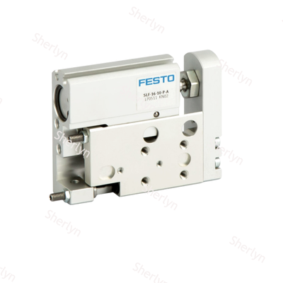 쌍방향 장트랙 미니 Pneumatic Motion Unit FESTO 170510 SLF-10-50-P-A, 10×50mm 착용 저항 알루미늄 가이드 슬라이더 360° 장착 및 위치 센서 신호 피드백을 지원합니다