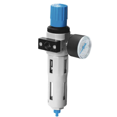 오리지널 Pneumatic 공기 필터 LF-1-D-MAXI FESTO 수동 배수 장치와 함께 진크 합금 구조