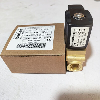 "00304194 00304191 00304193 Burkert 소레노이드 제어 밸브 다양한 산업용에서 안정적인 작동을 보장하는 5404 G1/2 2/2 일반적으로 닫힌
