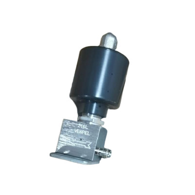 1/2'' 포트 크기 피스톤 파일럿 작동식 공압 솔레노이드 밸브 8.7BAS080B04 2/2 평상시 닫힘 8mm 오리피스 크기