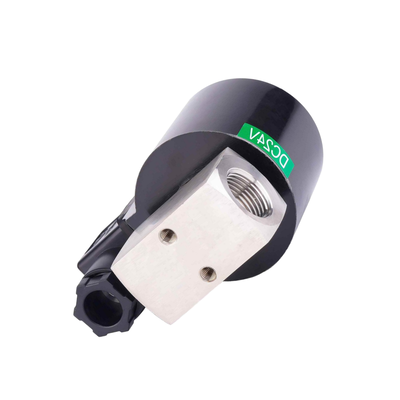 8.16AAS020B 포트 크기 G1/8 G1/4 G3/8 물 밸브 SS304 PTFE 밀폐 재료 2mm 오리피스 크기 전압 24VDC 120 바 압력