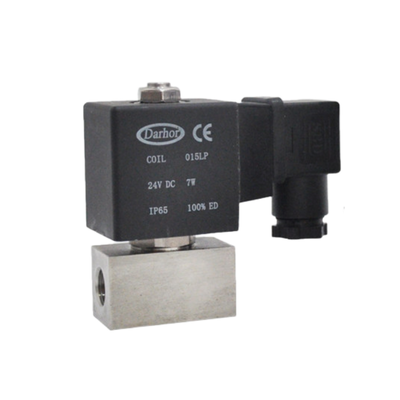 24VDC 경유 밸브 SH-20ES 포트 크기 3/4 인치 PTFE 씰 재질 2 방향 정상 폐쇄 20mm 오리피스 크기