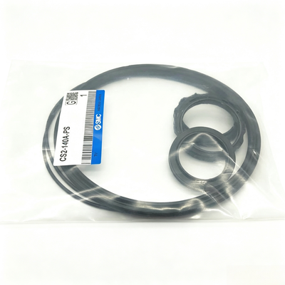SMC Pneumatic Cylinder Service Kit CS1‐200A‐PS / CS2‐200A‐PS 정밀 크기의 밀폐 부품 고정 막대 및 피스톤 공기 누출 철강관 실린더 유지 보수