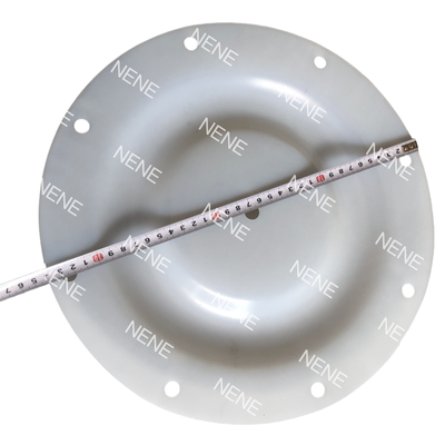 230MM 외부 지름 8 구멍 흰색 F46 대막 QBY-25 QBY-40 AODD 펌프 유체 전송을위한 교체 부품