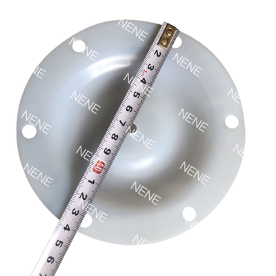 230MM 외부 지름 8 구멍 흰색 F46 대막 QBY-25 QBY-40 AODD 펌프 유체 전송을위한 교체 부품