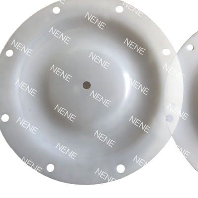 230MM 외부 지름 8 구멍 흰색 F46 대막 QBY-25 QBY-40 AODD 펌프 유체 전송을위한 교체 부품
