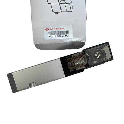 NAMUR 장착 된 전자기 밸브 IMI NORGREN VCB22C517A-AE219J G1/4 AC220V 5/2 액추에이터의 단일 공기 방향 제어 밸브