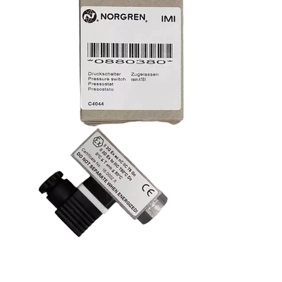 0.5 ~ 8bar 방폭 압력 스위치 IMI NORGREN 0880380 G1/4 나사 화학 파이프라인용 압력 인터록 스위치