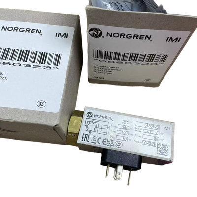 G1/4 나사 0.5-8bar 압력 스위치 NORGREN 0880323 공작기계 유체 파이프라인 압력 모니터
