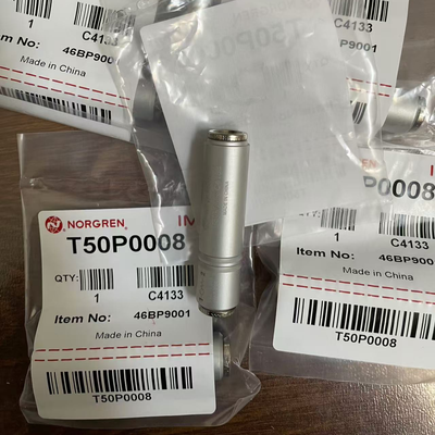 T50P0008 IMI Norgren 푸시인 체크 밸브 8mm OD 튜브 저압 개방 진공 공압 시스템용