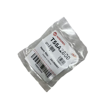 NPT 나사 체크 밸브 T55A2800 IMI Norgren 1/4 NPT 인라인 비복귀 밸브 알루미늄 공압 편도 밸브 미국 표준 장비용