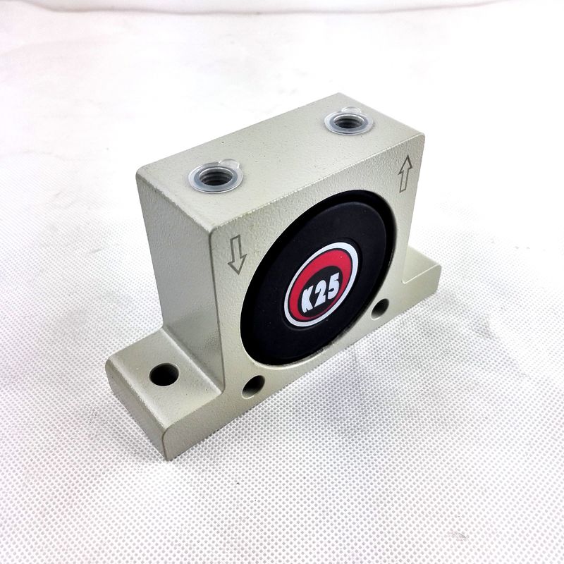 K25 Pneumatic Vibrators 7300-35000 RPM 힘 최대 150.C 경직 방지 알루미늄 매체